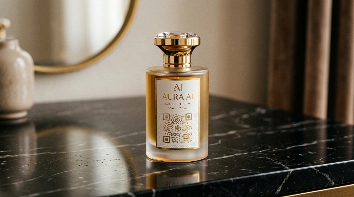 Luxury Perfume and AI QR Code