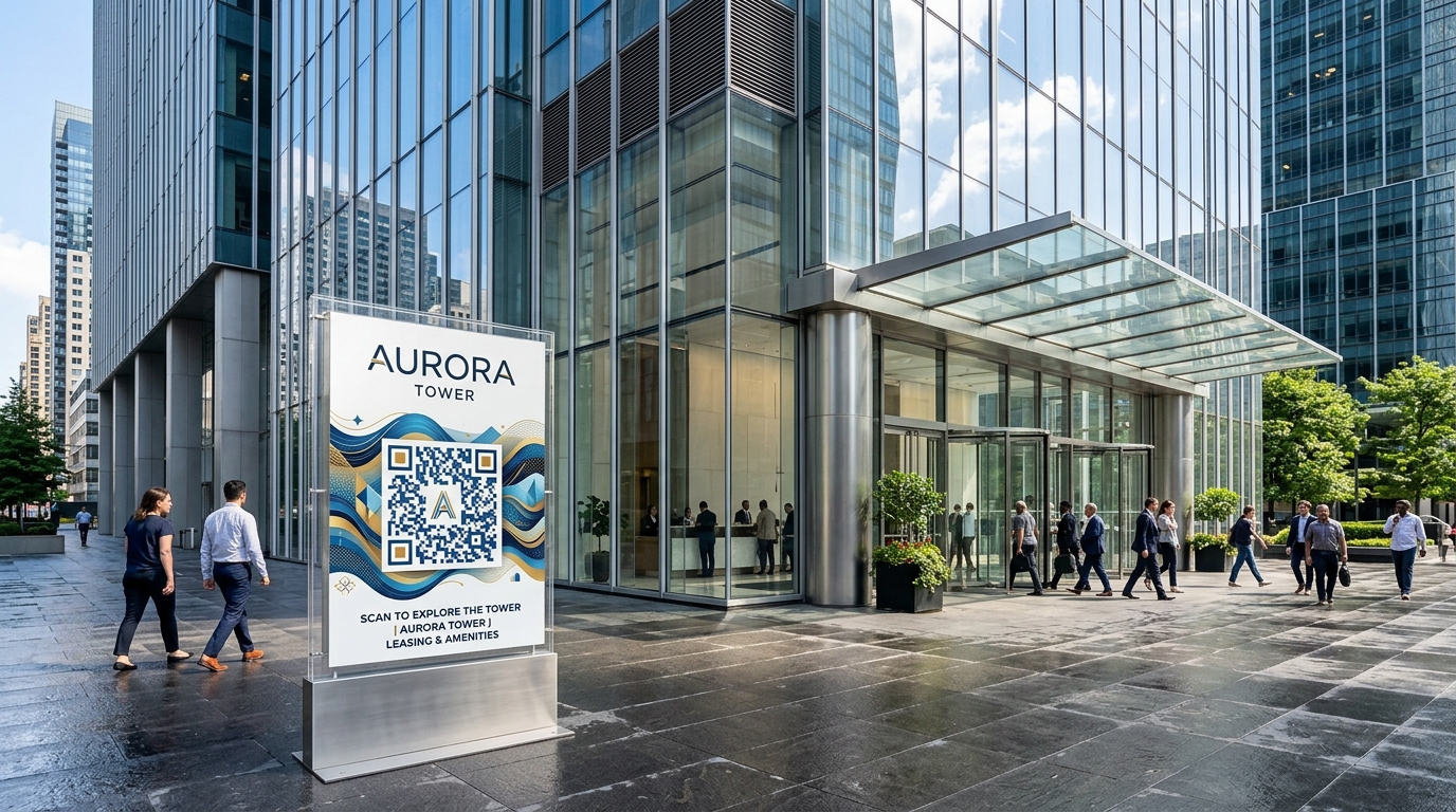 AI QR Codes for Commercial Real Estate: Elevating Property Leasing & Tenant Engagement