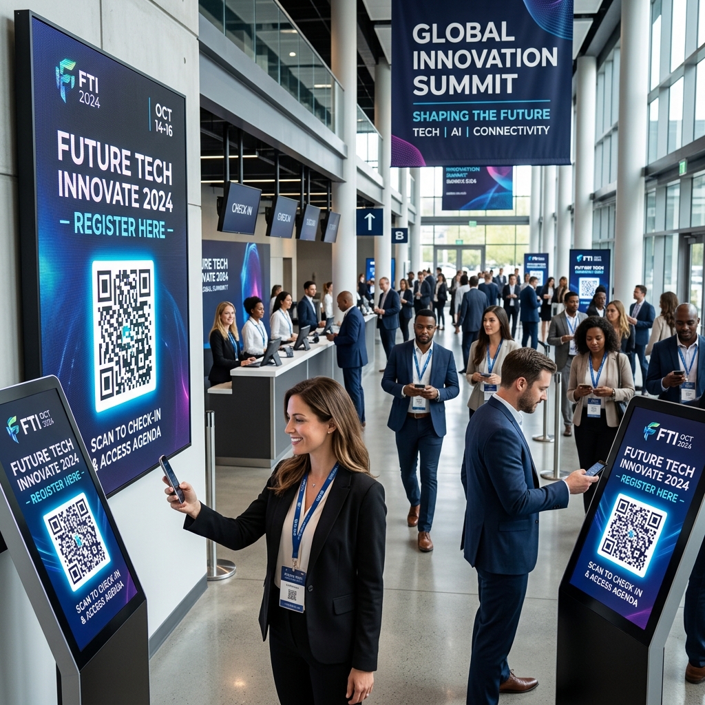 Using QR Codes for Events and Conferences