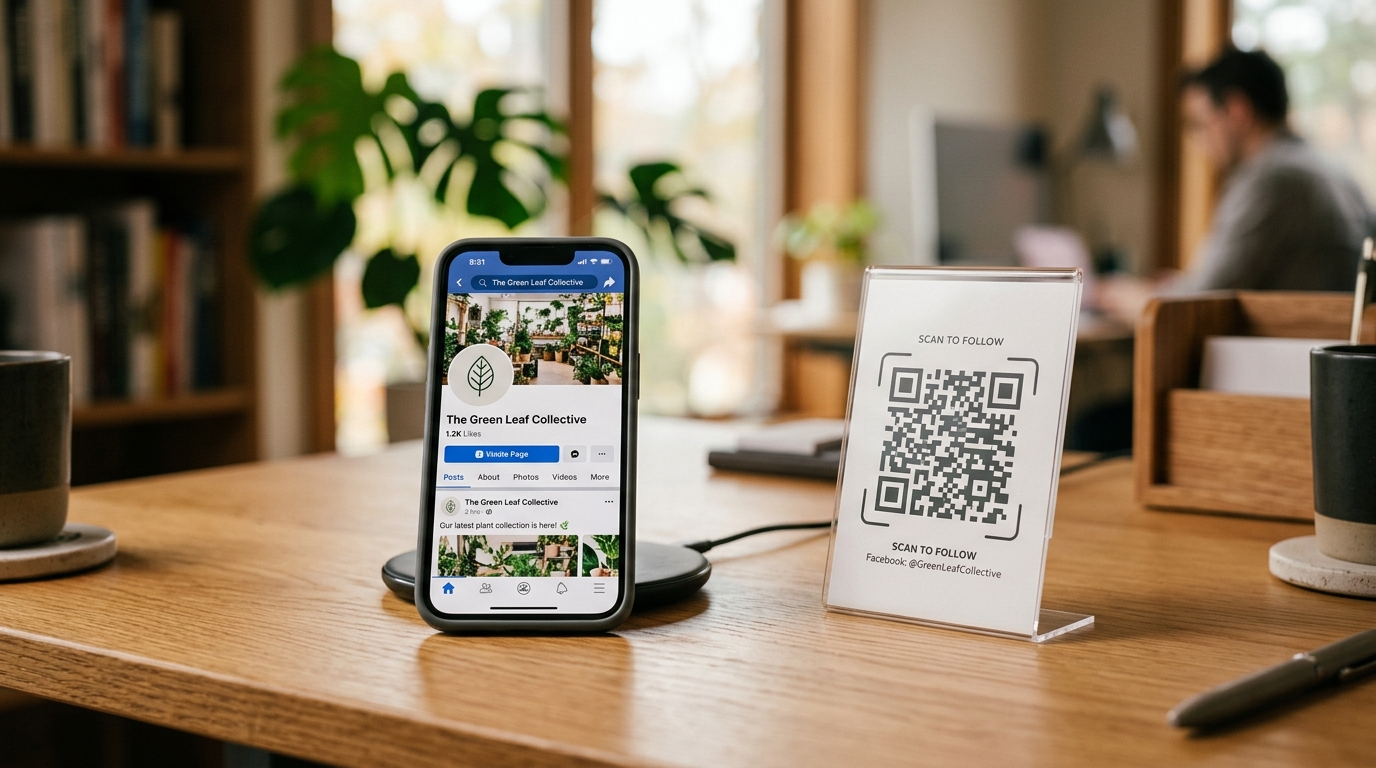 How to Create a Facebook QR Code: Boost Page Likes and Group Members