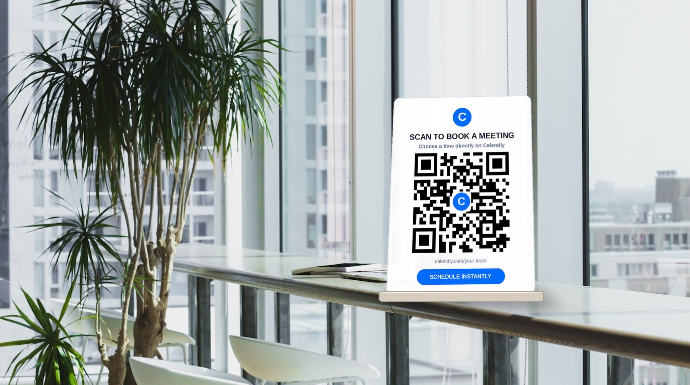 Calendly QR Code Hero