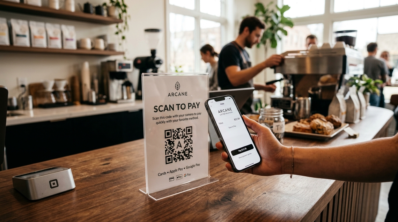 Stripe Payment Links QR Code Hero