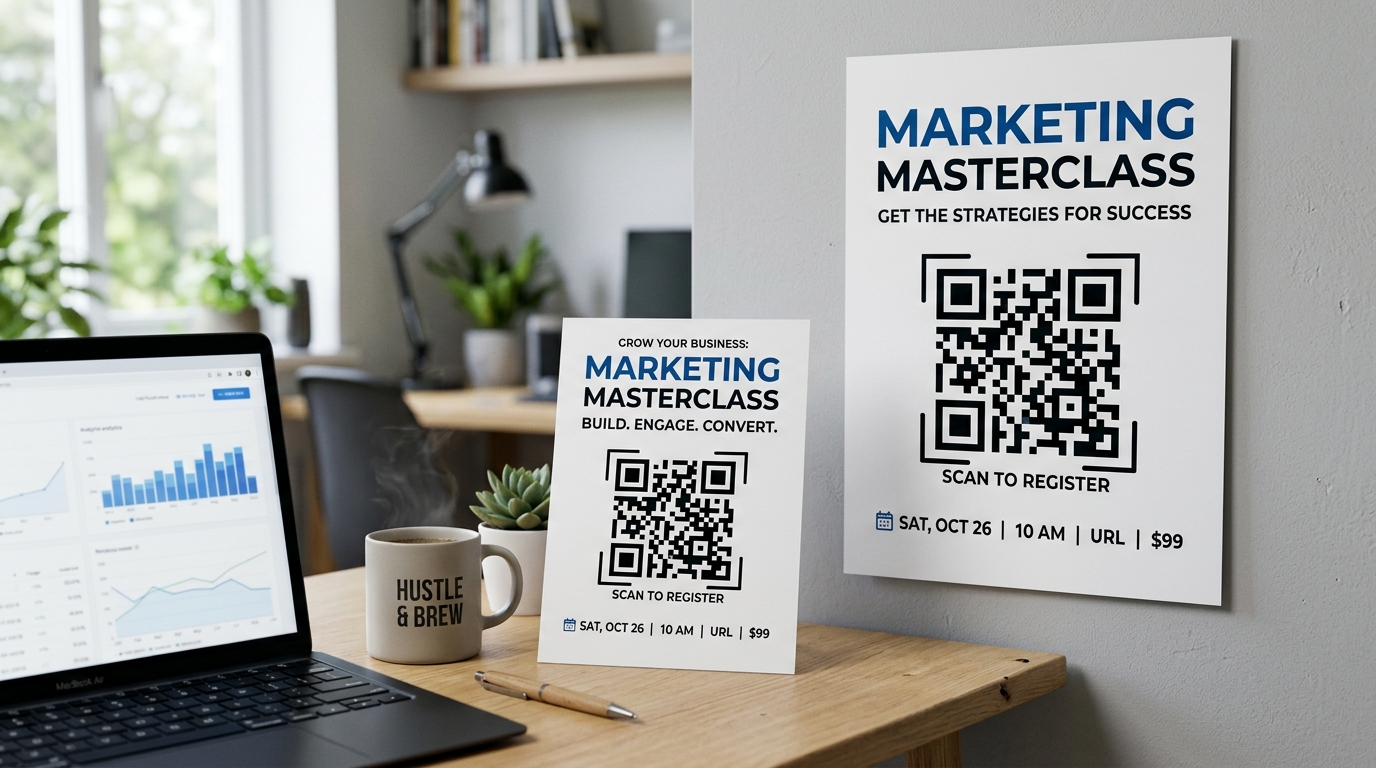Flyers and Posters with QR Codes