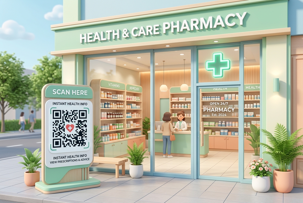 Using QR Codes for Pharmacies and Drugstores
