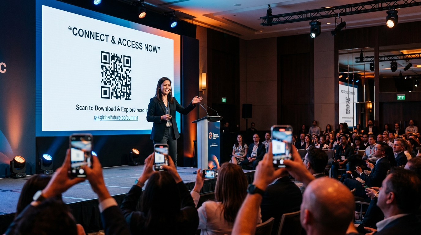 QR Codes in Presentations Hero