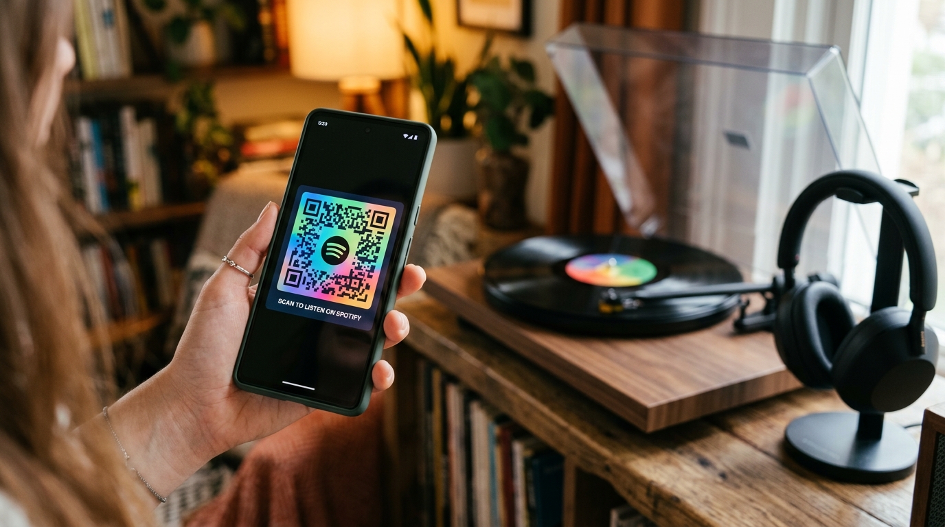 Spotify QR Code Hero