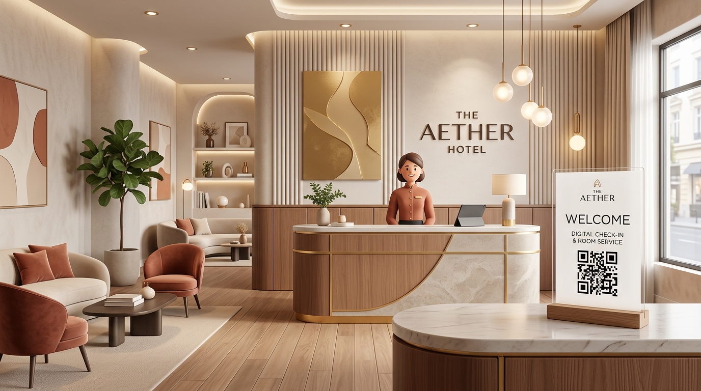 Boutique Hotels and Luxury Resorts QR Code Hero
