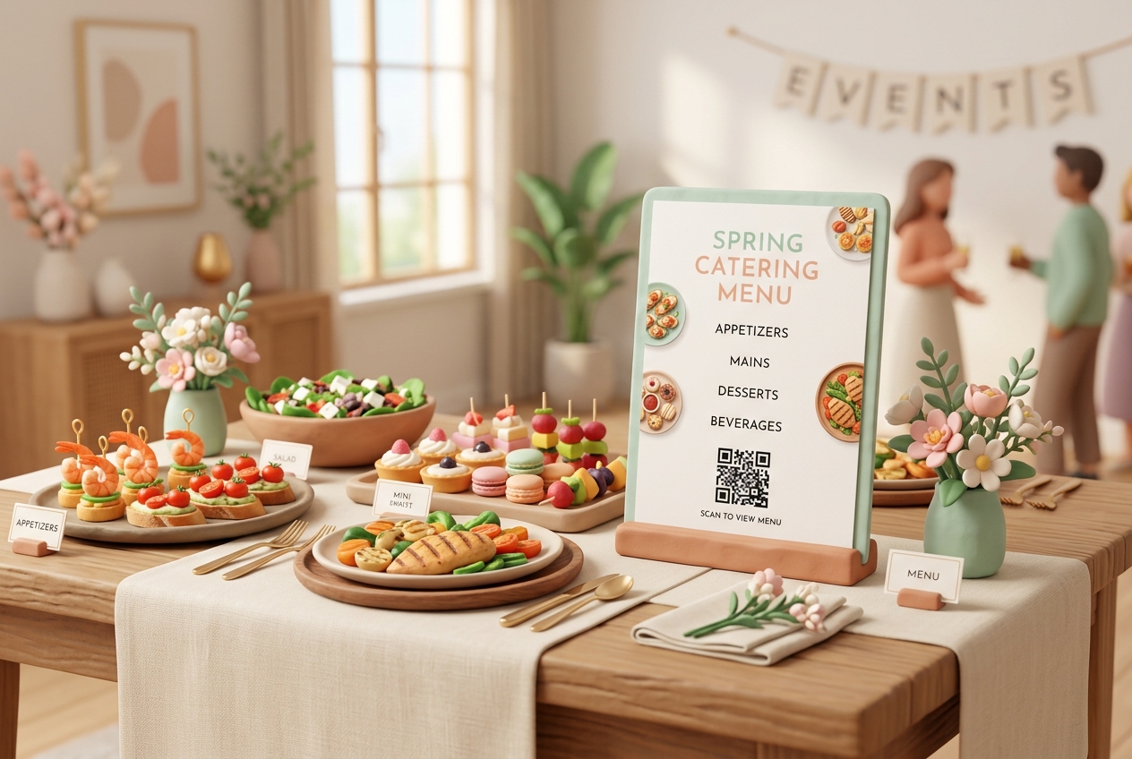 Catering QR Usecase Hero