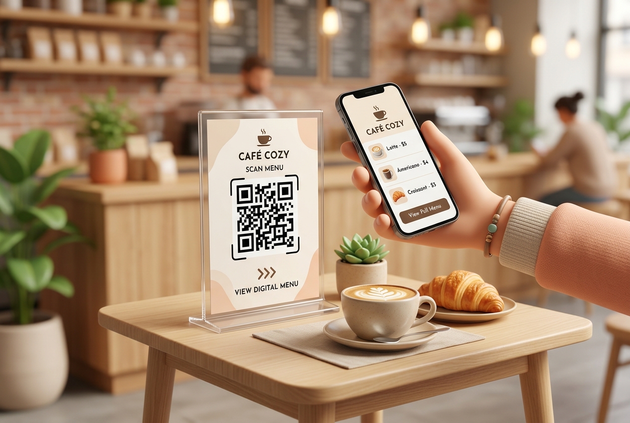 Using QR Codes for Coffee Shops and Cafes