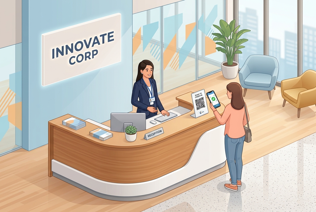 Using QR Codes for Corporate Offices and Visitor Management