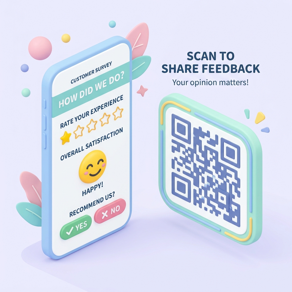 QR Codes for Customer Feedback