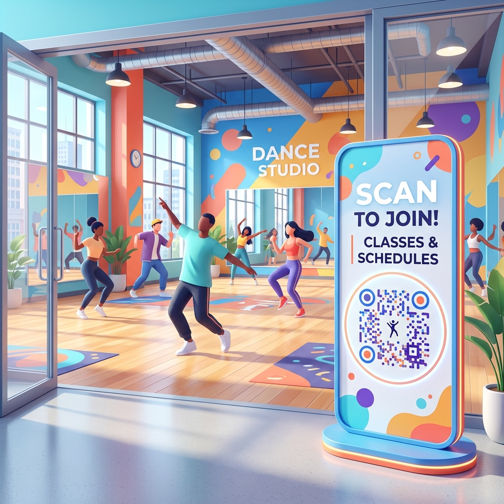 Using QR Codes for Dance Studios and Dance Classes