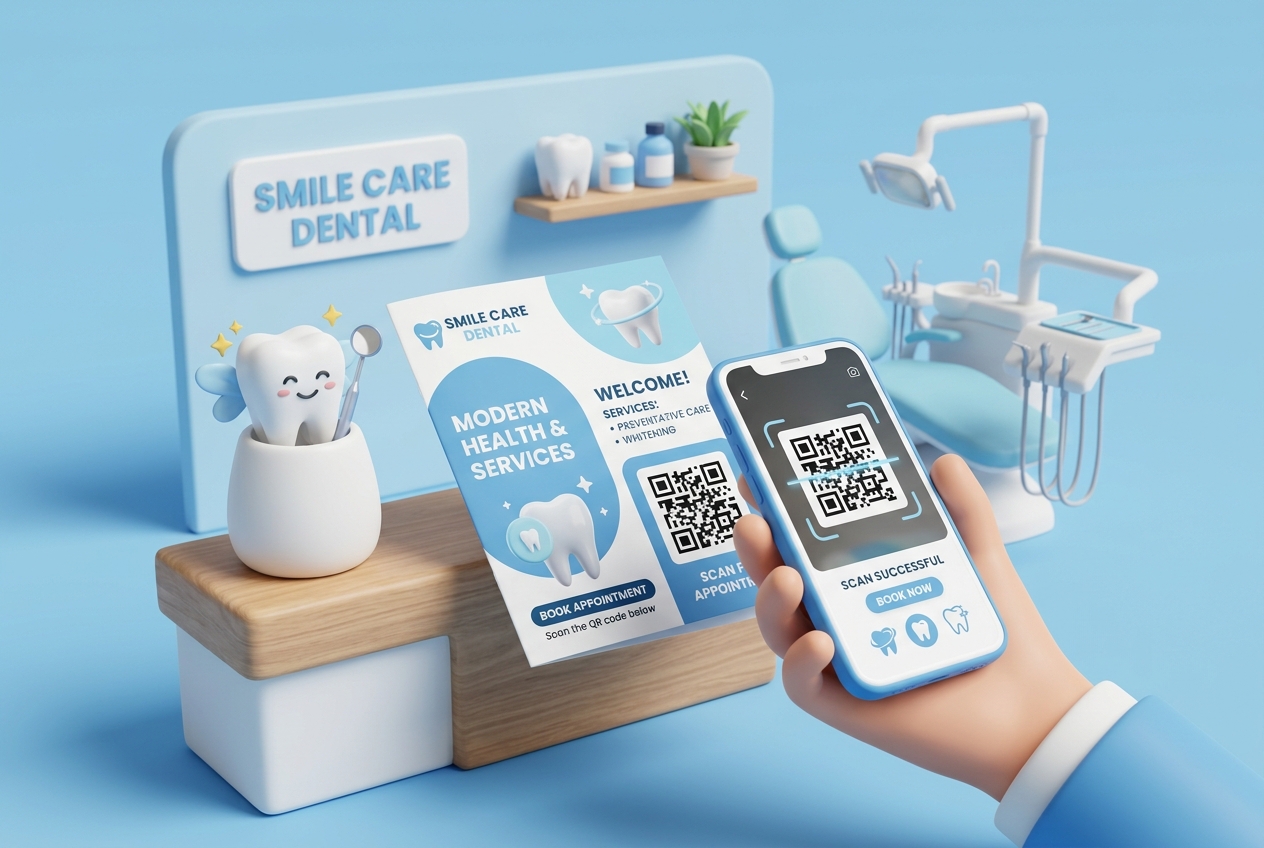 Dental Clinics QR Hero