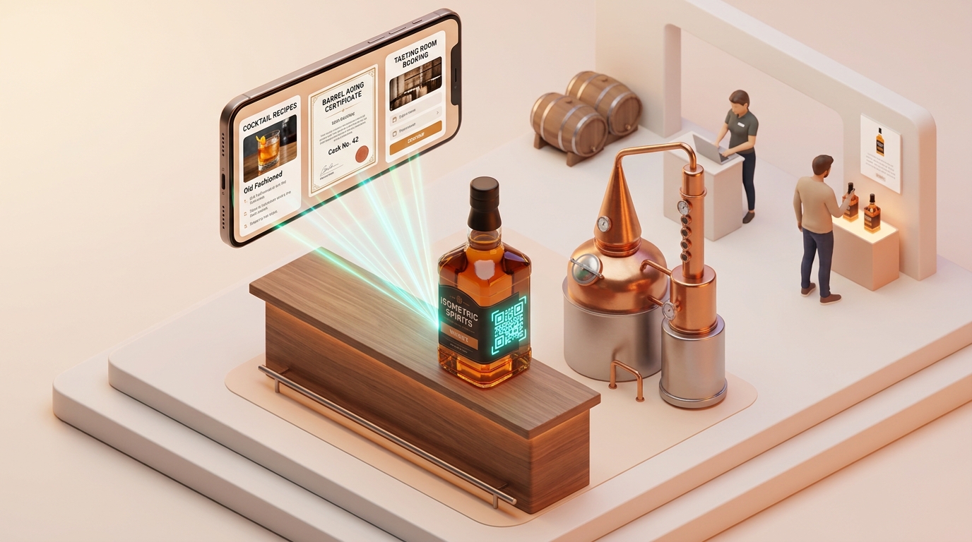 Distillery and Craft Spirits QR Codes
