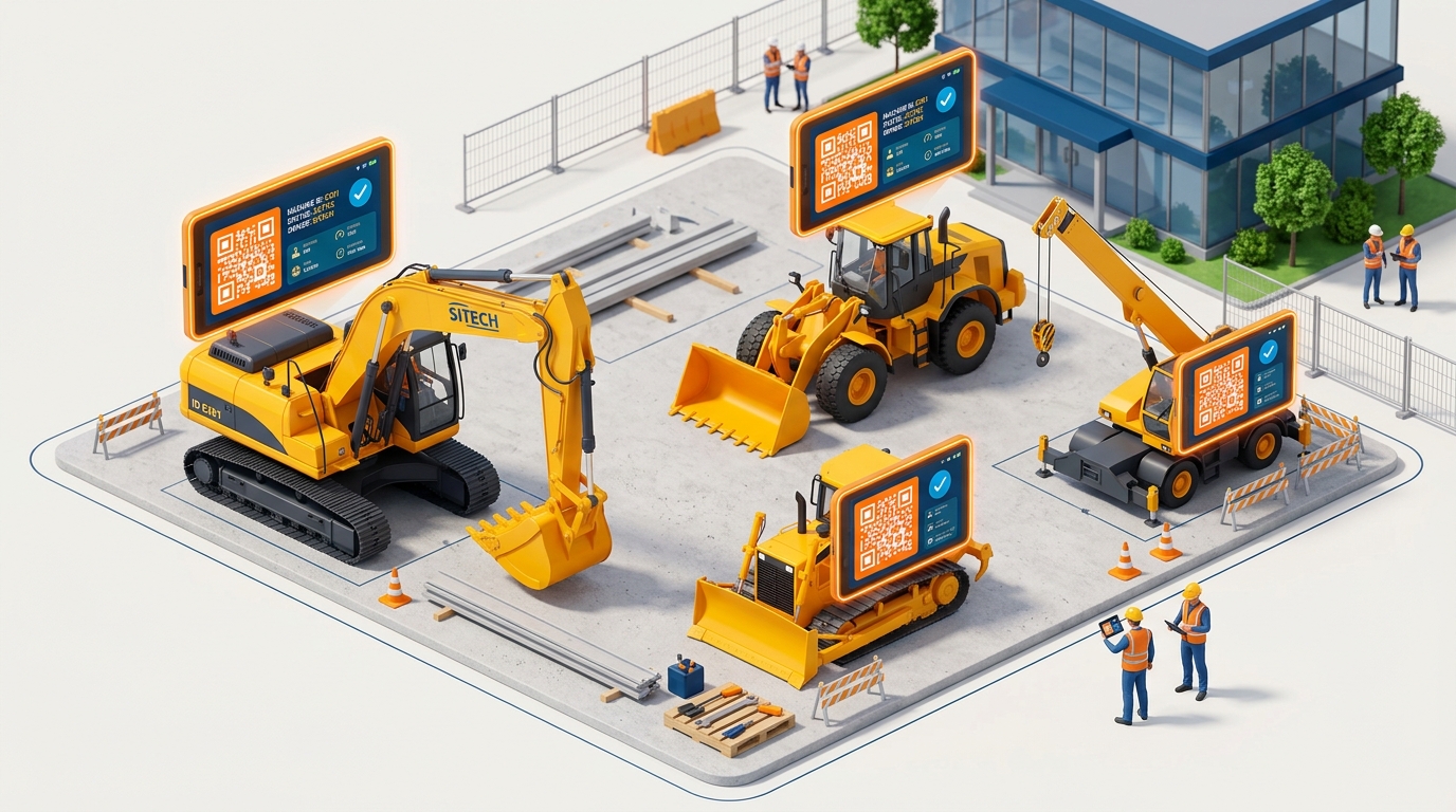 Using QR Codes for Equipment Rental and Heavy Machinery Maintenance