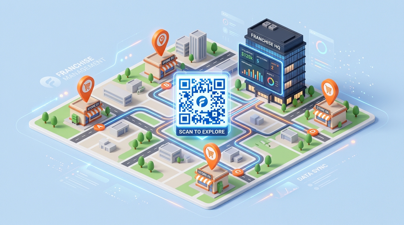 Using QR Codes for Franchise Businesses and Multi-Location Brands