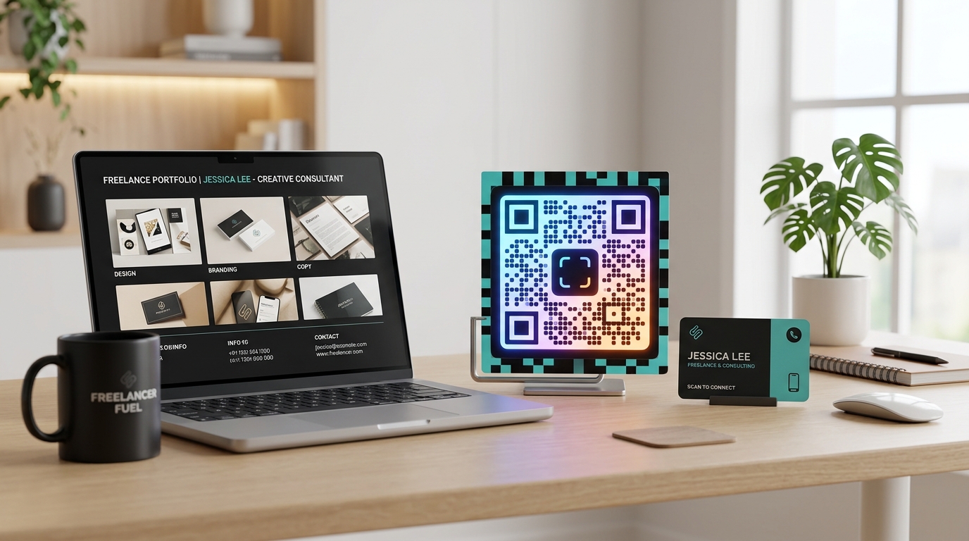 Using QR Codes for Freelancers and Consultants