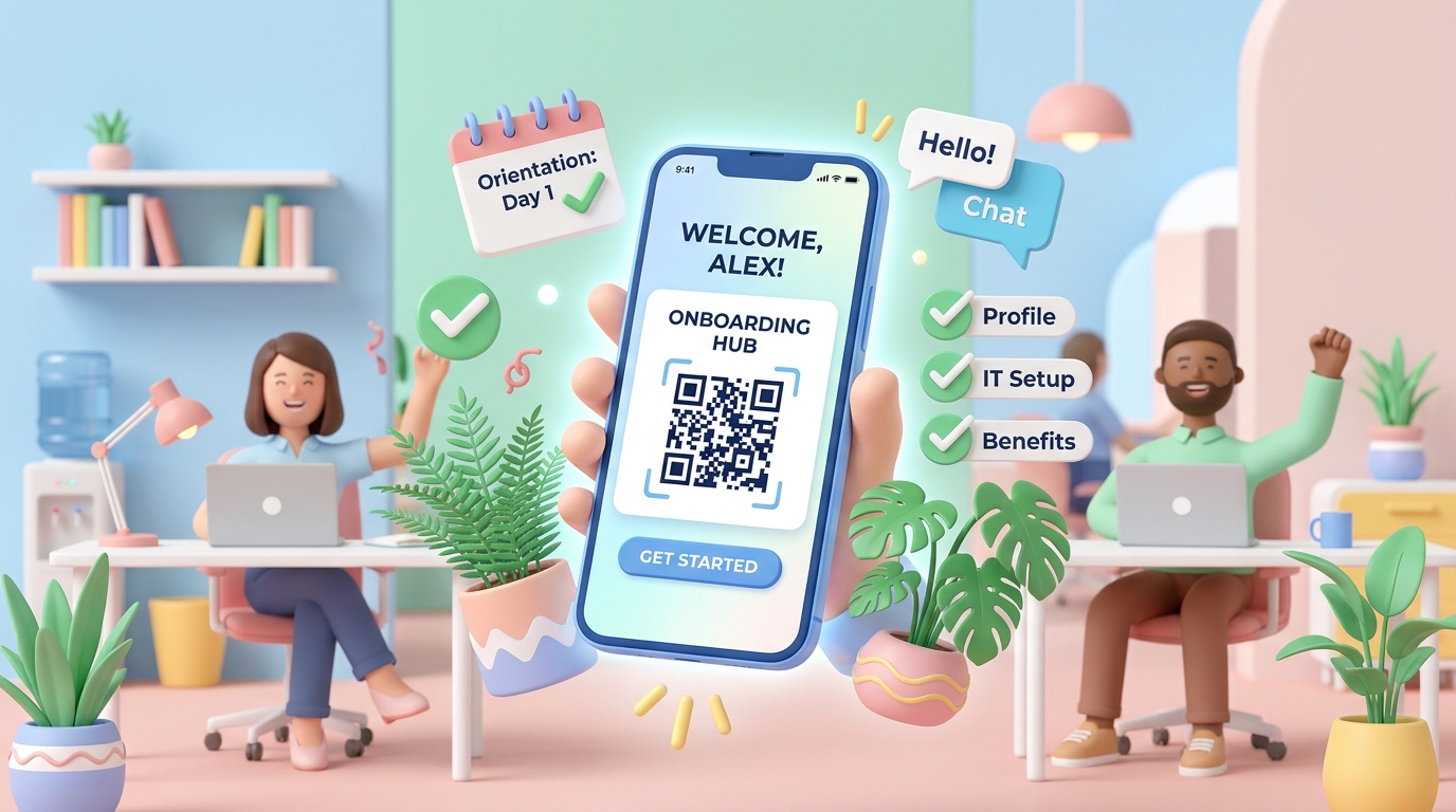 HR Onboarding QR Hero