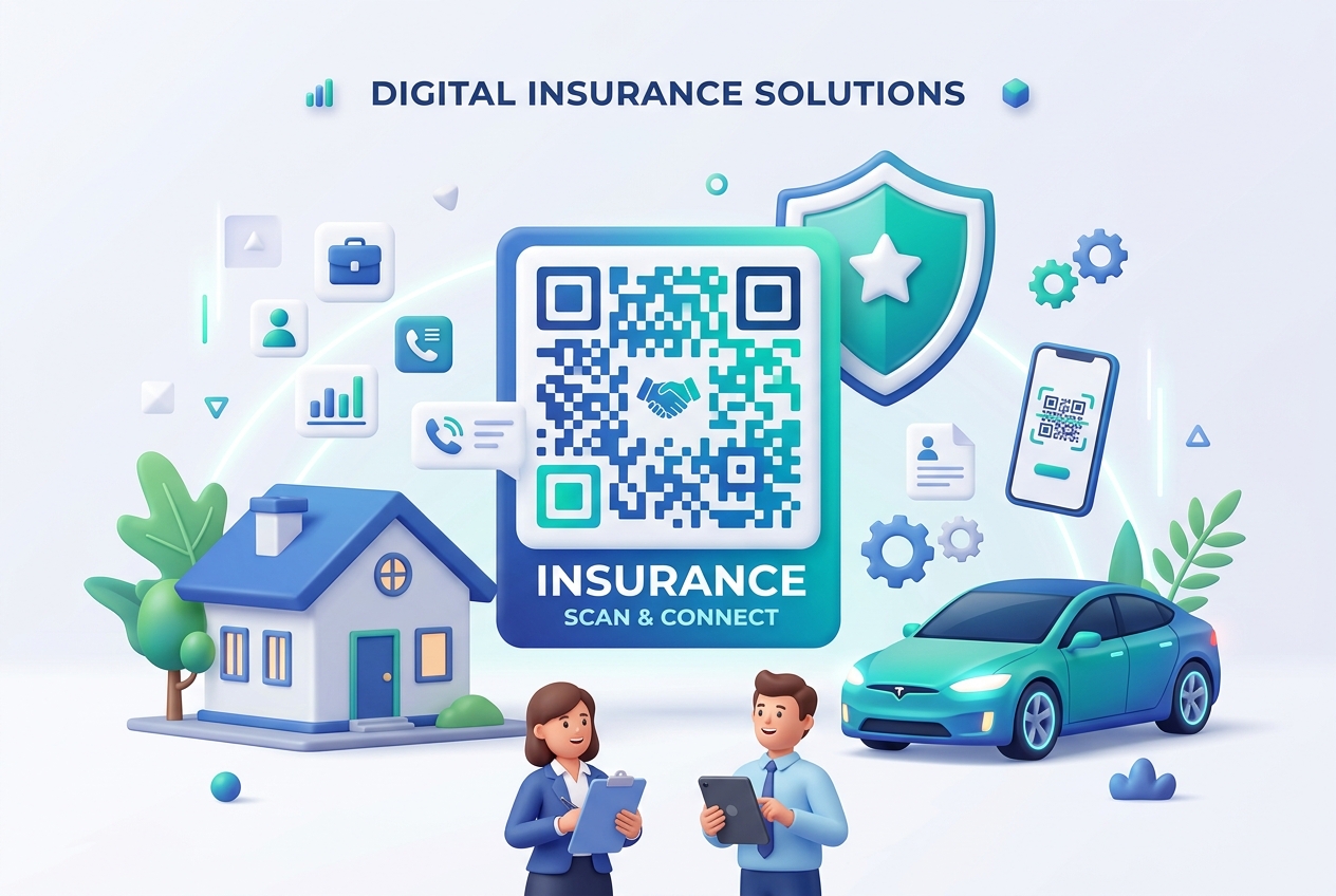 Using QR Codes for Insurance Agents and Brokers