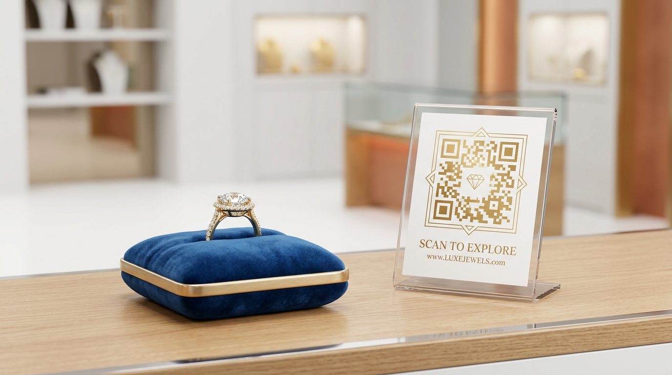 Using QR Codes for Jewelry Stores and Luxury Boutiques
