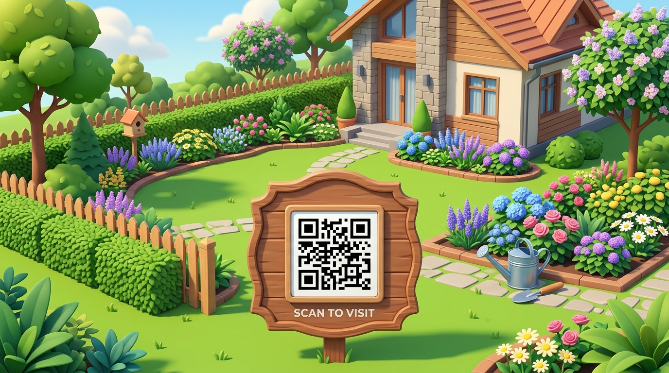 Landscaping QR Code Hero