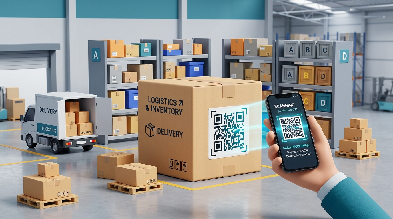 Using QR Codes for Logistics and Inventory Management