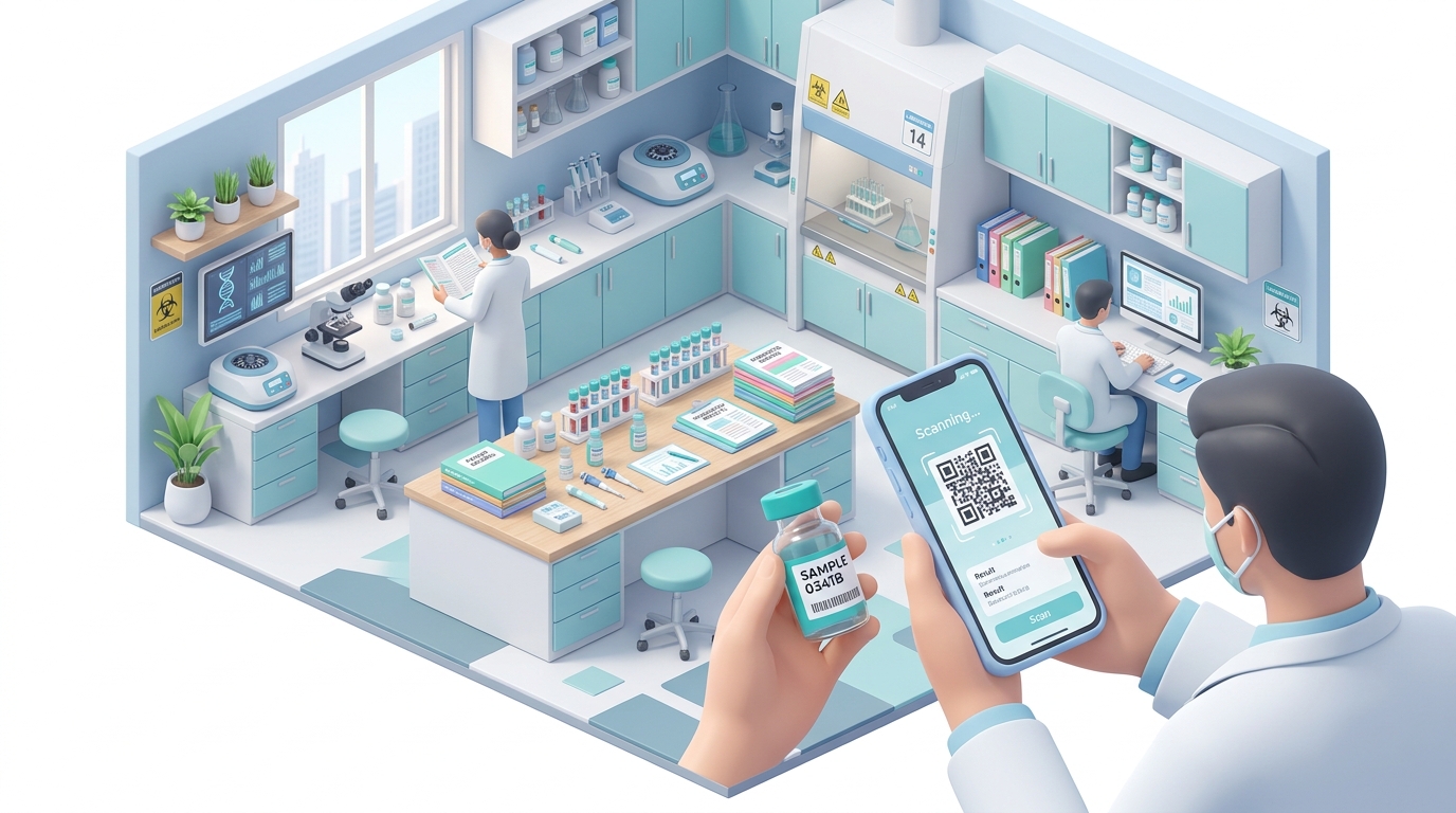 Using QR Codes for Medical Laboratories and Diagnostic Centers