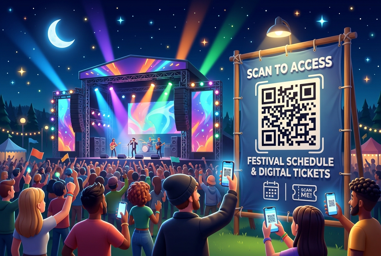 Music Festival QR Hero