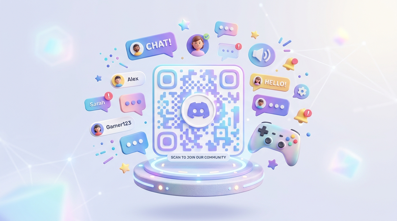 Using QR Codes for Online Communities and Discord Servers