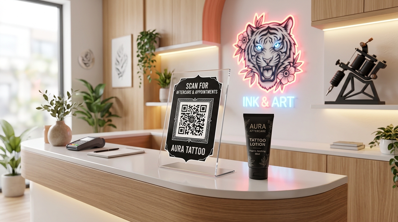 Using QR Codes for Tattoo and Piercing Studios
