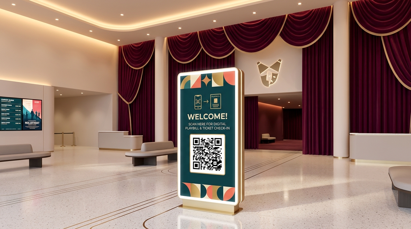 Using QR Codes for Theaters and Live Performance Venues