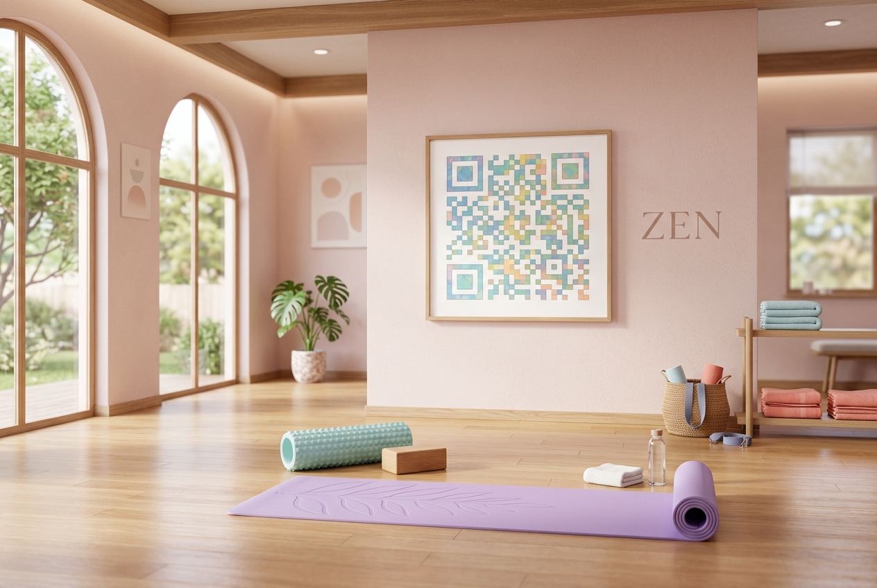 Using QR Codes for Yoga and Pilates Studios